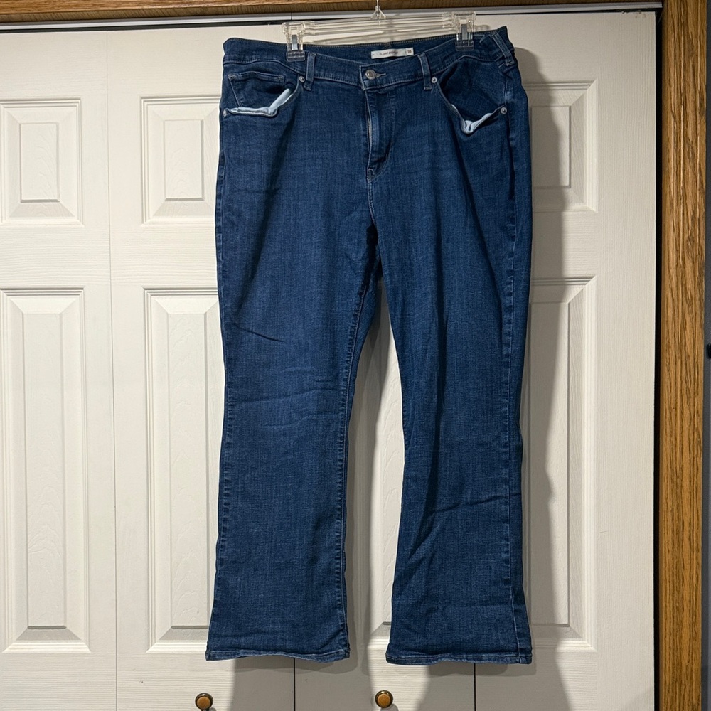 Levi's Dark Blue Boot Cut Jeans for Women
